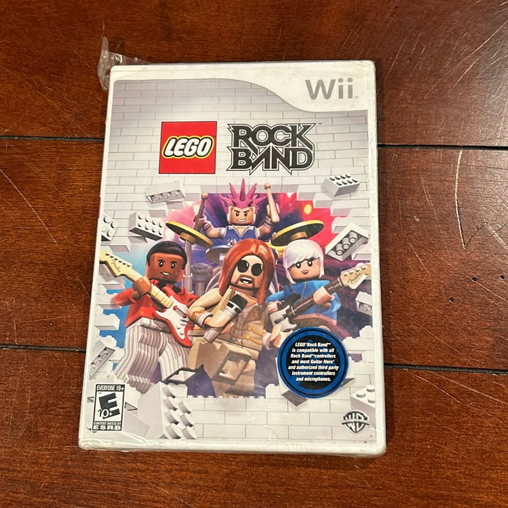 New in package Nintendo Wii Lego Rock Band Game Factory Sealed Never Opened